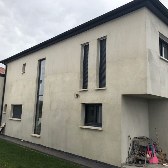 ENDUIT PROJET&Eacute; , FINITION GRESE A METZ Stiring-Wendel 6
