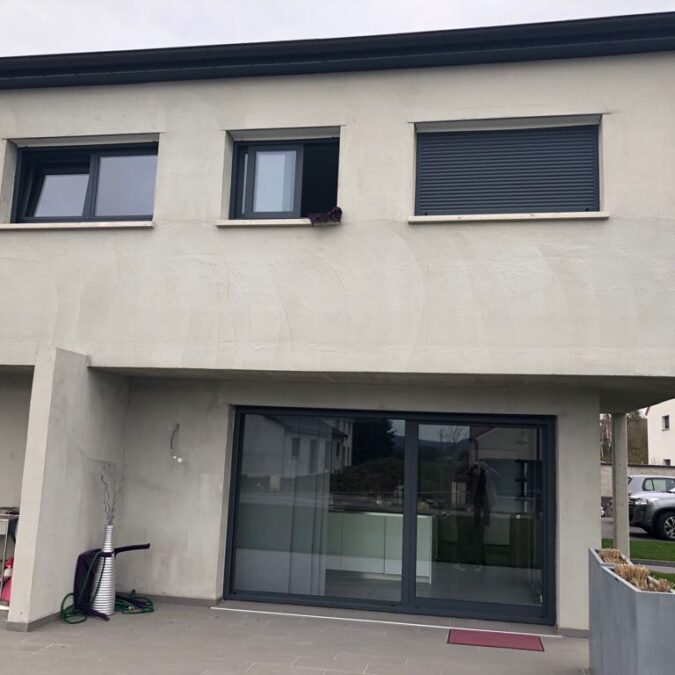 ENDUIT PROJET&Eacute; , FINITION GRESE A METZ Behren-l&egrave;s-Forbach 1