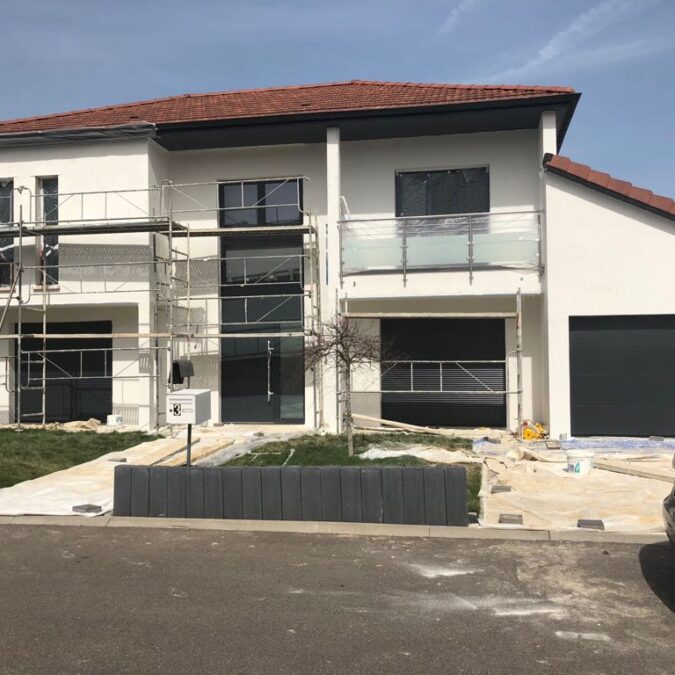 ENDUIT PROJET&Eacute; , FINITION GRESE A METZ Forbach 2