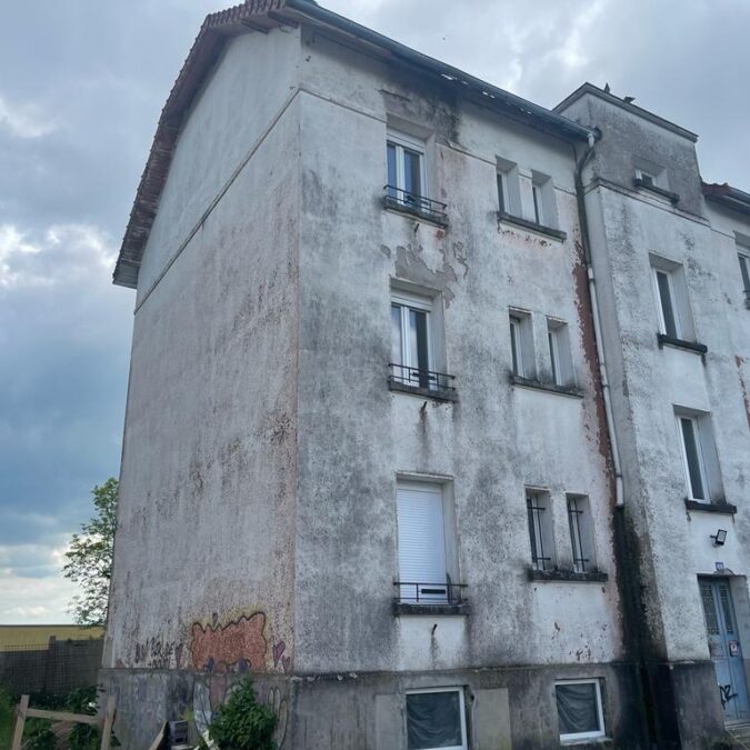 Chantier Morhange avant après et pendant les travaux grèse Hombourg-Haut 2