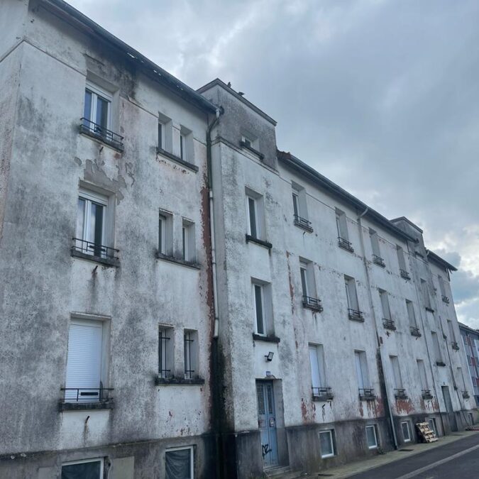 Chantier Morhange avant après et pendant les travaux grèse Creutzwald 1