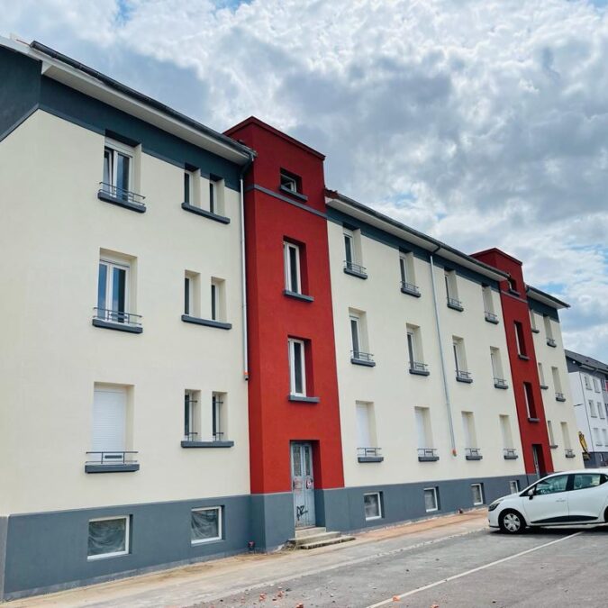 Chantier Morhange avant après et pendant les travaux grèse Saint-Avold 6