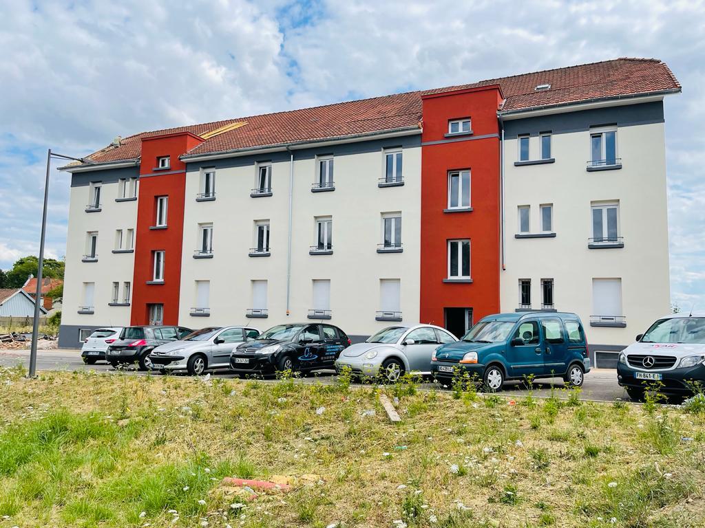 Chantier Morhange avant après et pendant les travaux grèse Sarreguemines