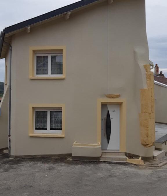 Chantier ANCY-DORNOT décrépissage enduit à la chaue Behren-l&egrave;s-Forbach 2