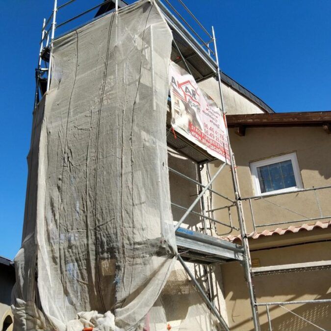 Chantier ANCY-DORNOT décrépissage enduit à la chaue Faulquemont 6