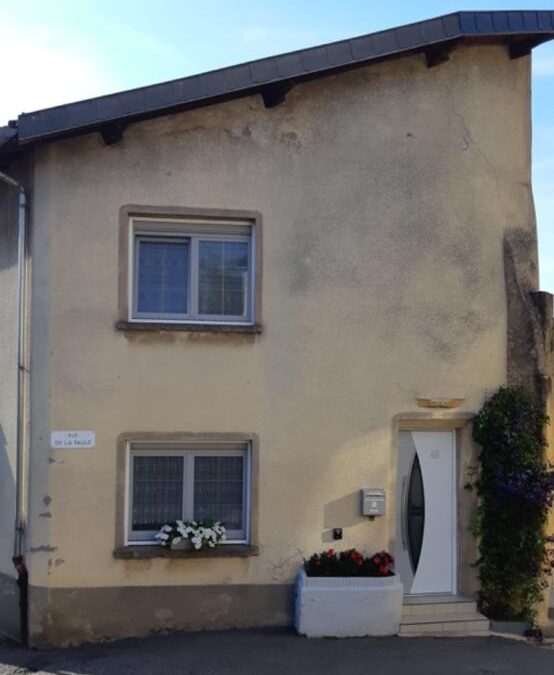 Chantier ANCY-DORNOT décrépissage enduit à la chaue Petite-Rosselle 1
